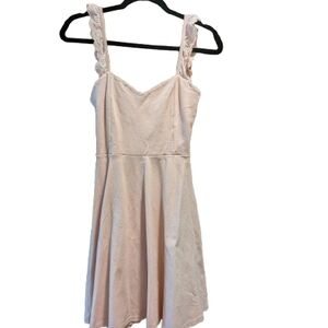 Lulu's Light Pink Lace Strap Dress